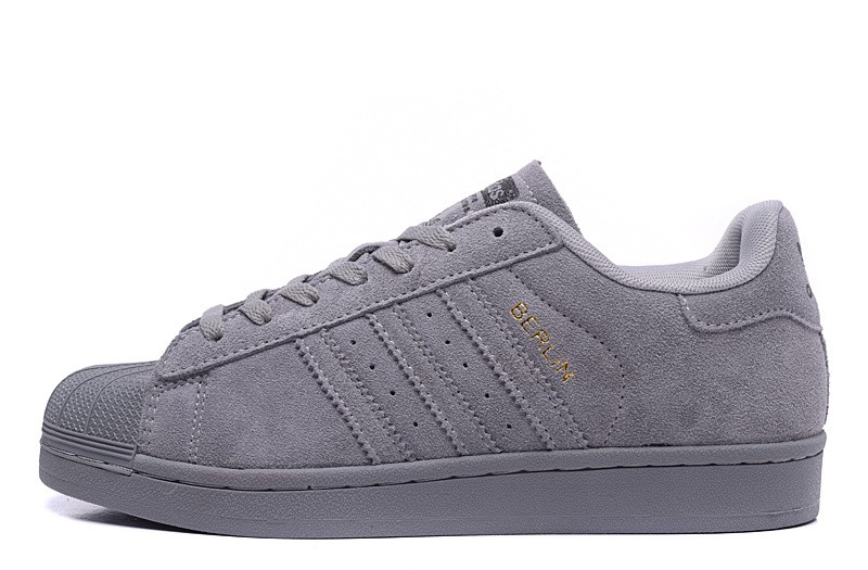 superstar adidas grise daim