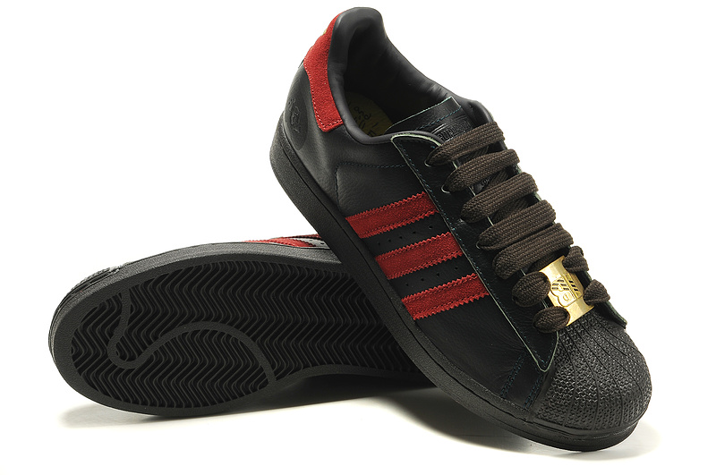 Adidas Superstar Noir Et Rouge