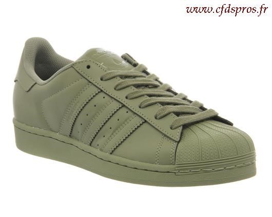 adidas superstar 80s Vert femme