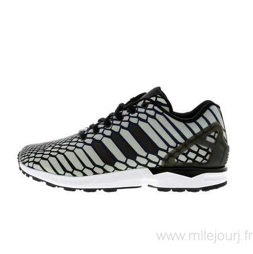 zx flux jaune fluo pas cher