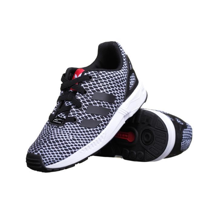 zx flux noir et blanc pas cher