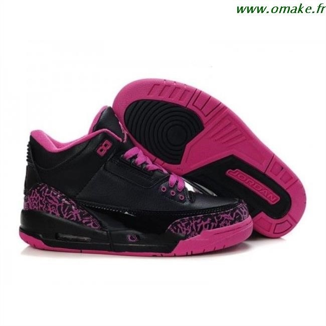 air jordan rose et noir