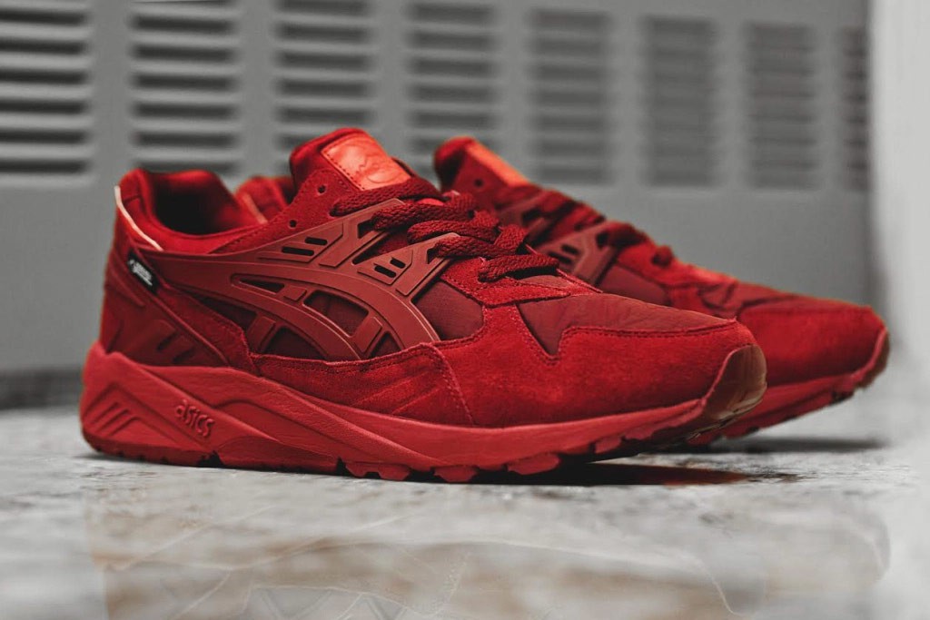 asics gel kayano homme rouge