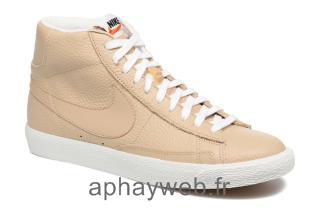 nike blazer high beige